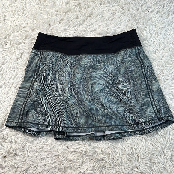 Lululemon Pace Rival Skirt (Tall) *No Panels 15" Dimensional Icing Blue Multi / - Picture 1 of 6